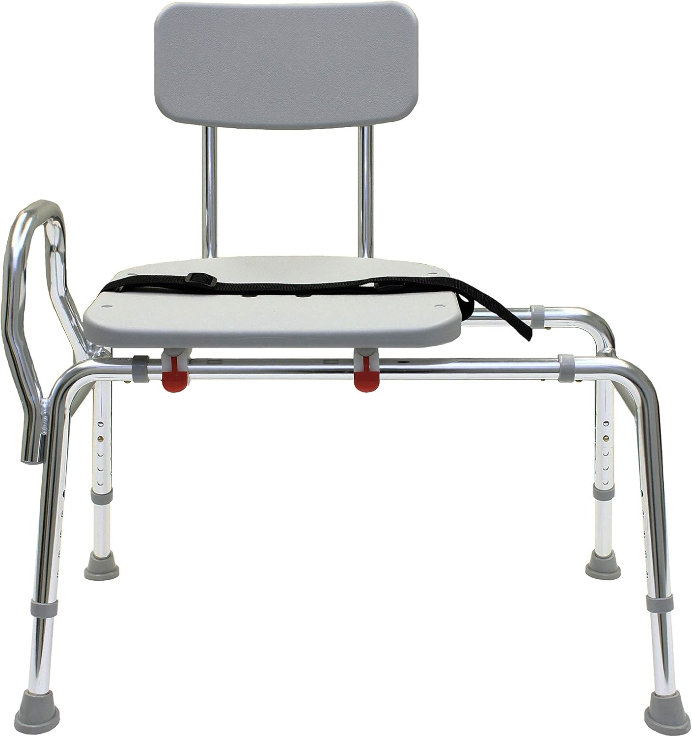 ComfortSlide Bathtub Transfer Bench and Sliding Shower Chair (70211). Multiple Safety Features, Tool-Less Asse Multiple Safety Features, Tool-Less Assembly, Height Adjustable and High Weight Capacity.