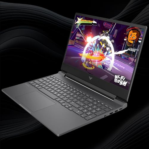HP Victus 15.6 Ryzen 5 Gaming Laptop, 15.6 FHD 144Hz, Ryzen 5 7535HS (Beats Intel i5-13420H), AMD Radeon RX 6550M (Beats Nvidia GeForce RTX 3050), 16GB DDR5 RAM, 1TB SSD, Backlit KB, Windows 11 Home