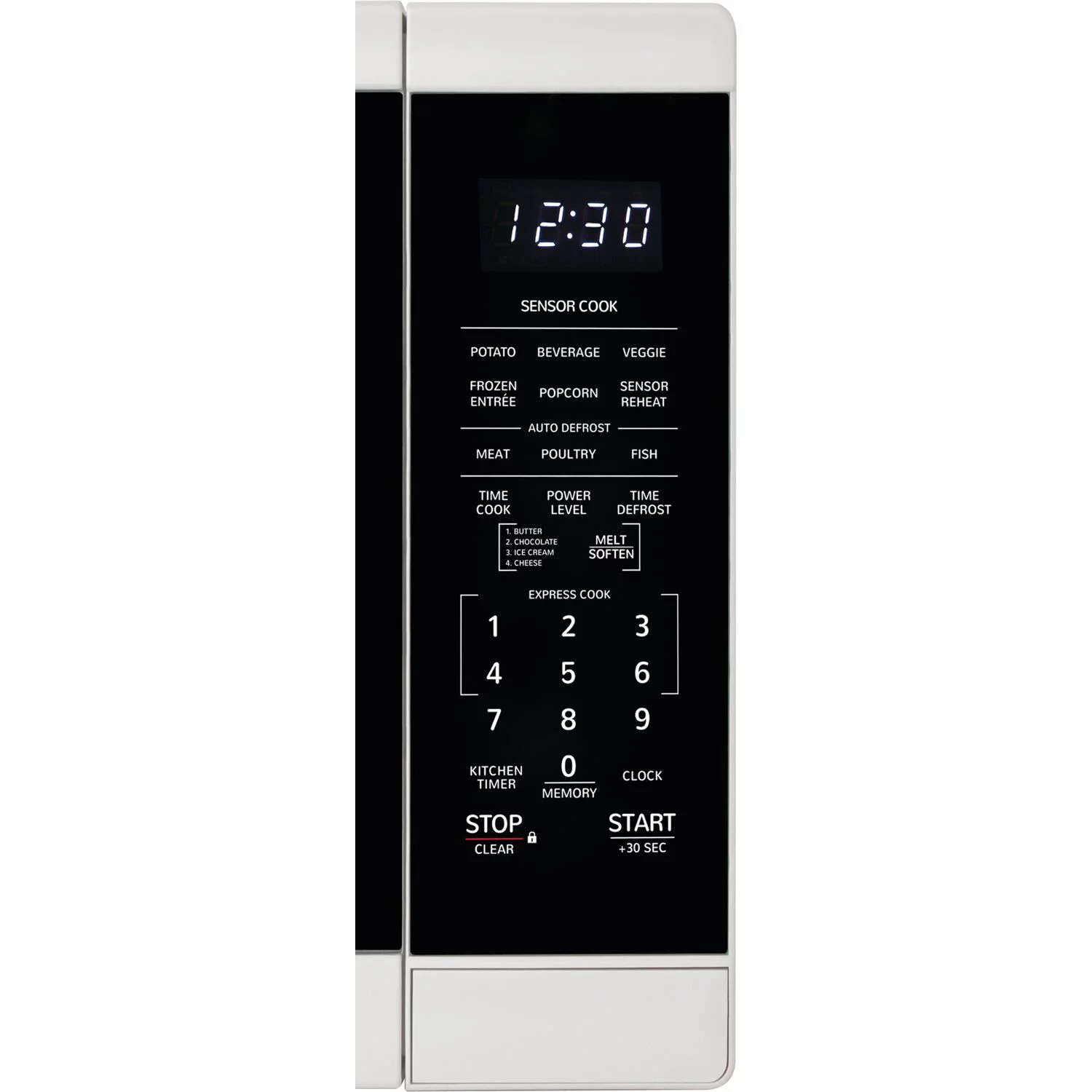 Sharp 1.4-Cu. Ft. Countertop Microwave Oven in White