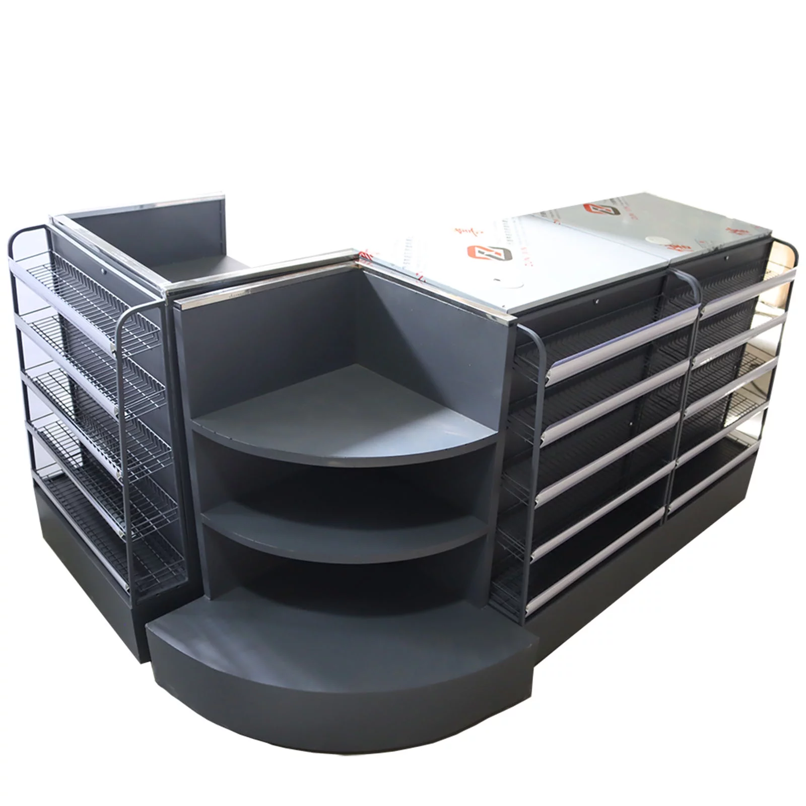 INTSUPERMAI Supermarket Checkout Cashier Counter Freely Assembled