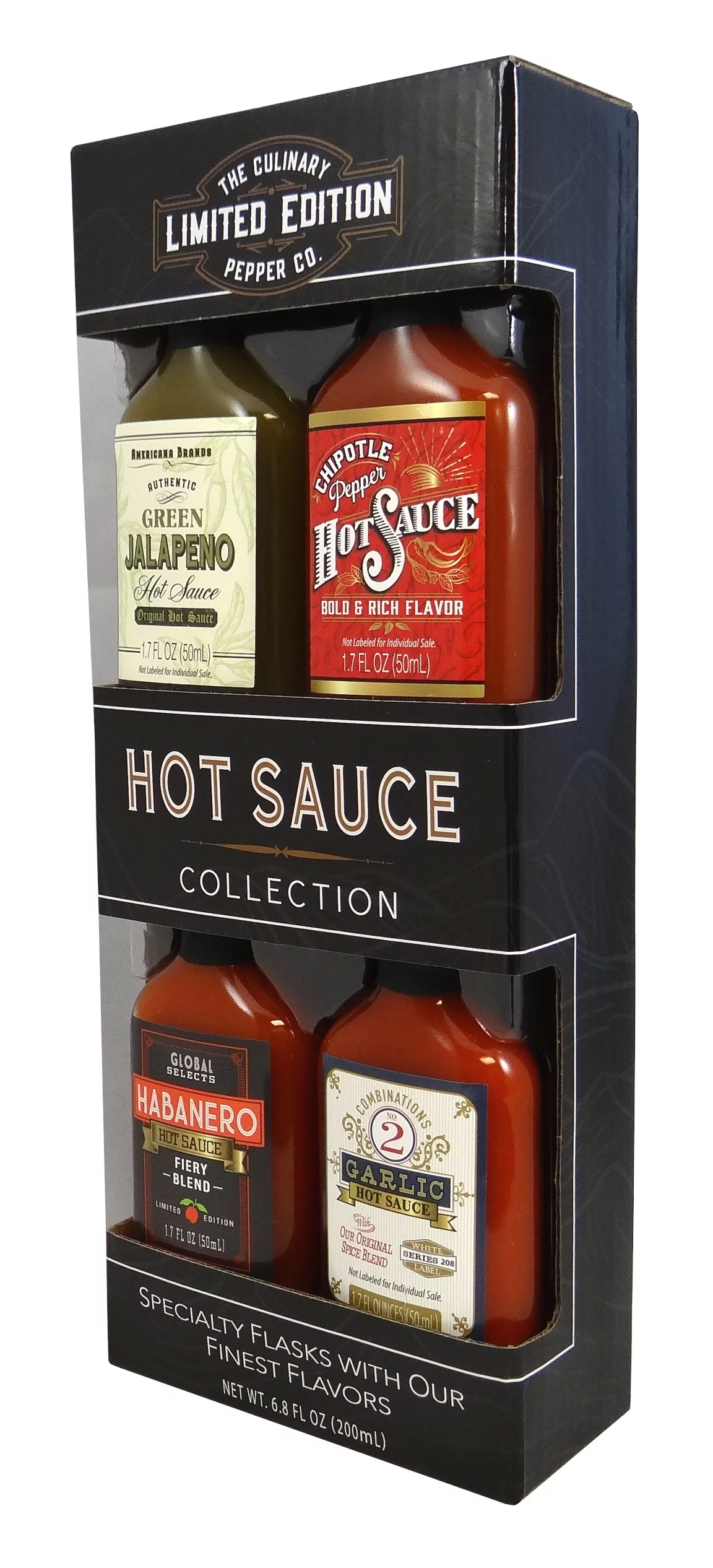 The Culinary Pepper Co. Limited Edition 4 Pack Hot Sauce Gift Set, 6.8 fl oz, 1 ct