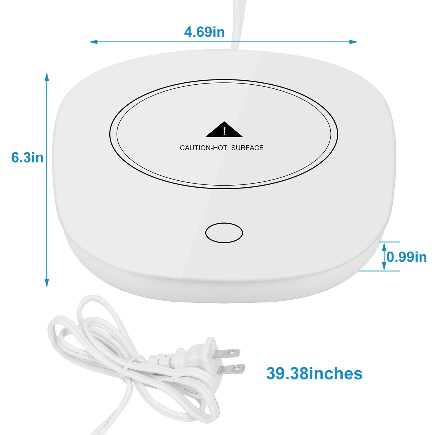 Adrinfly Coffee Mug Warmer Cup Warmer Auto Shut Off Coffee Tea Milk Electric Heater Pad Office Home Desk Coffee Mug Warmer