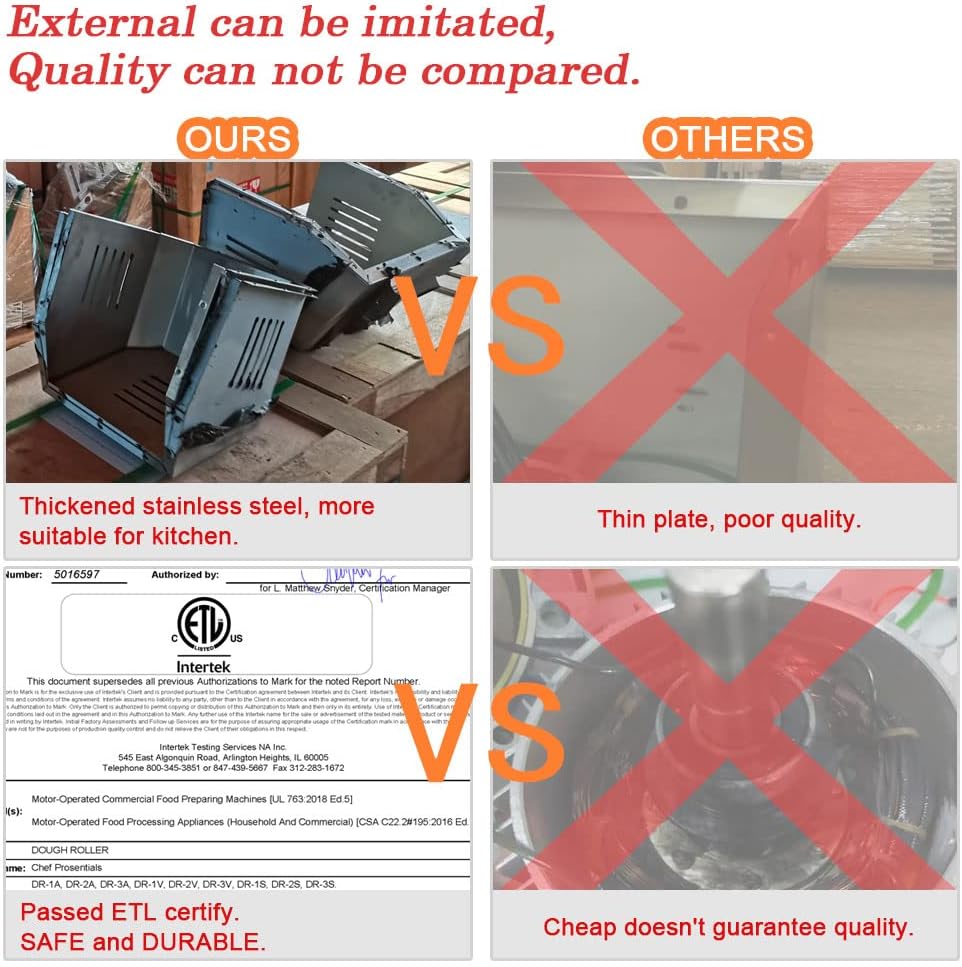 110 Volt Electric Dough Sheeter 15