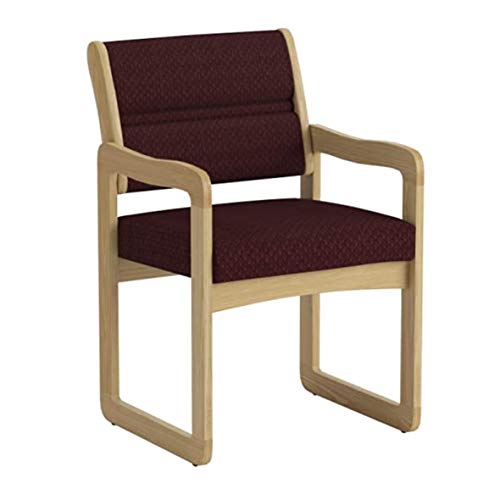 Wooden Mallet Valley Guest Chair, Arms, Light Oak