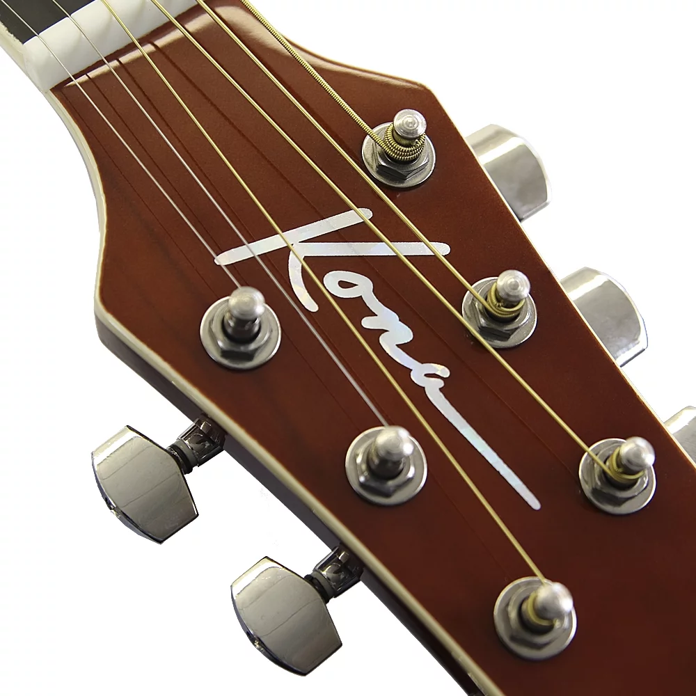 Kona Guitars K41 41-inch Acoustic Dreadnought Guitar, Natural Finish - Radiant Selections