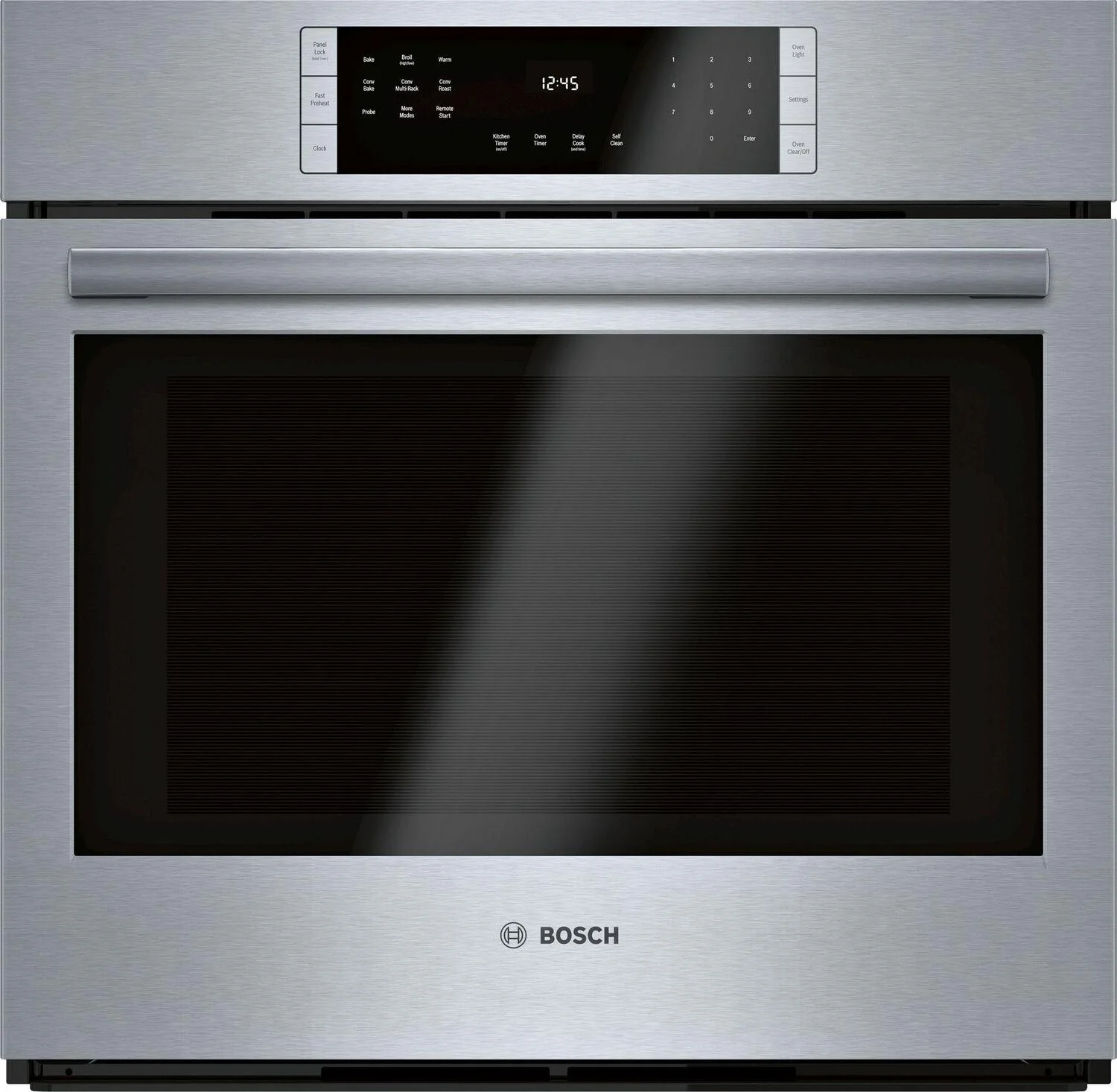 Bosch HBL8453UC 30 inch Stainless Steel Single Electric Convection Wall Oven