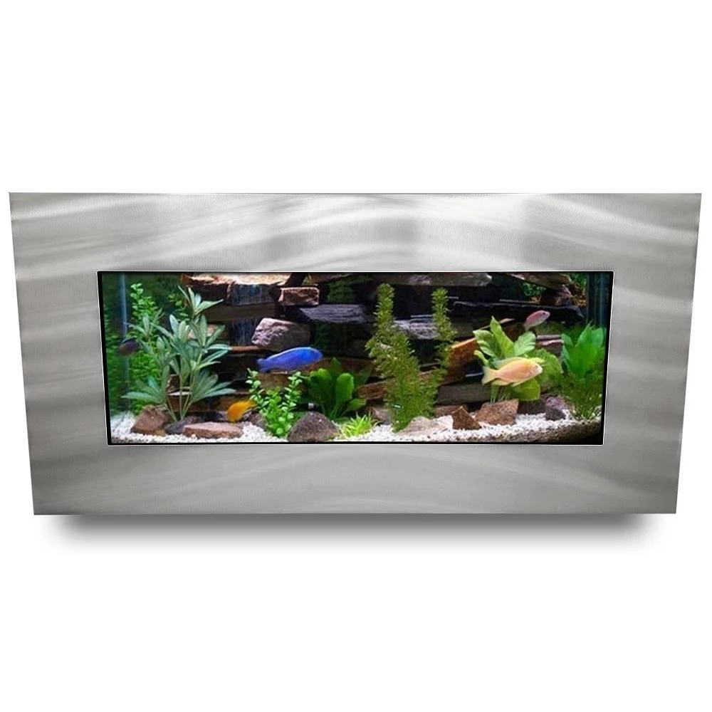 Aussie Aquariums 2.0 Wall Mounted Aquarium - Skyline (Matte White)