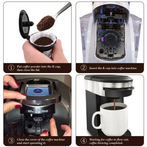 I Cafilas 300 Disposable K-Cup Paper Filters For Keurig K-Cup Coffee Pods