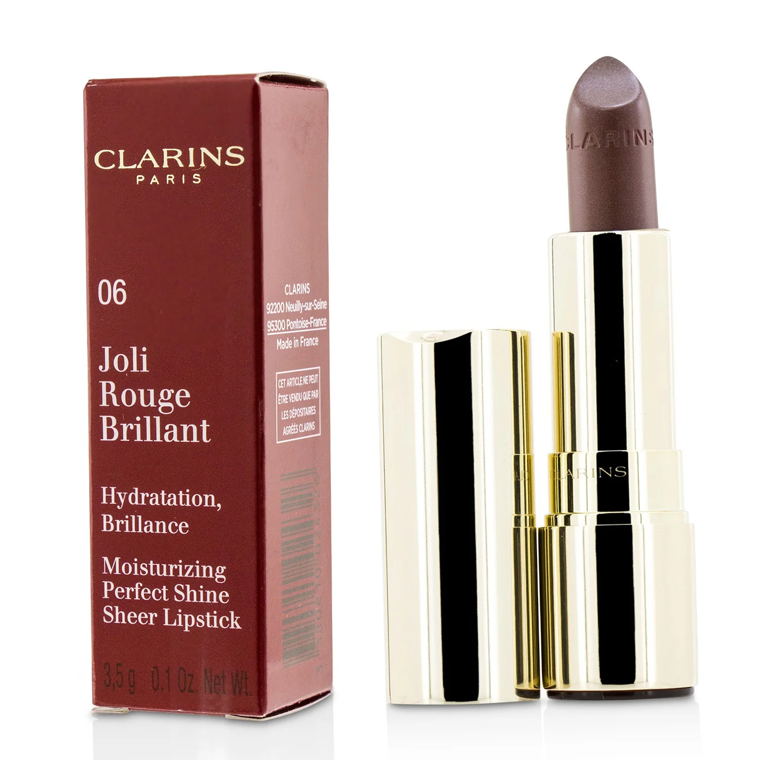 Clarins Joli Rouge Brillant (Moisturizing Perfect Shine Sheer Lipstick) - # 32 Pink Cranberry  3.5g/0.1oz