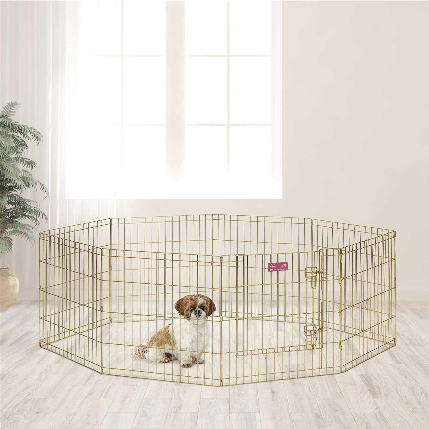 Midwest Gold Zinc Pet Exercise Pen - Pet Supplies online store