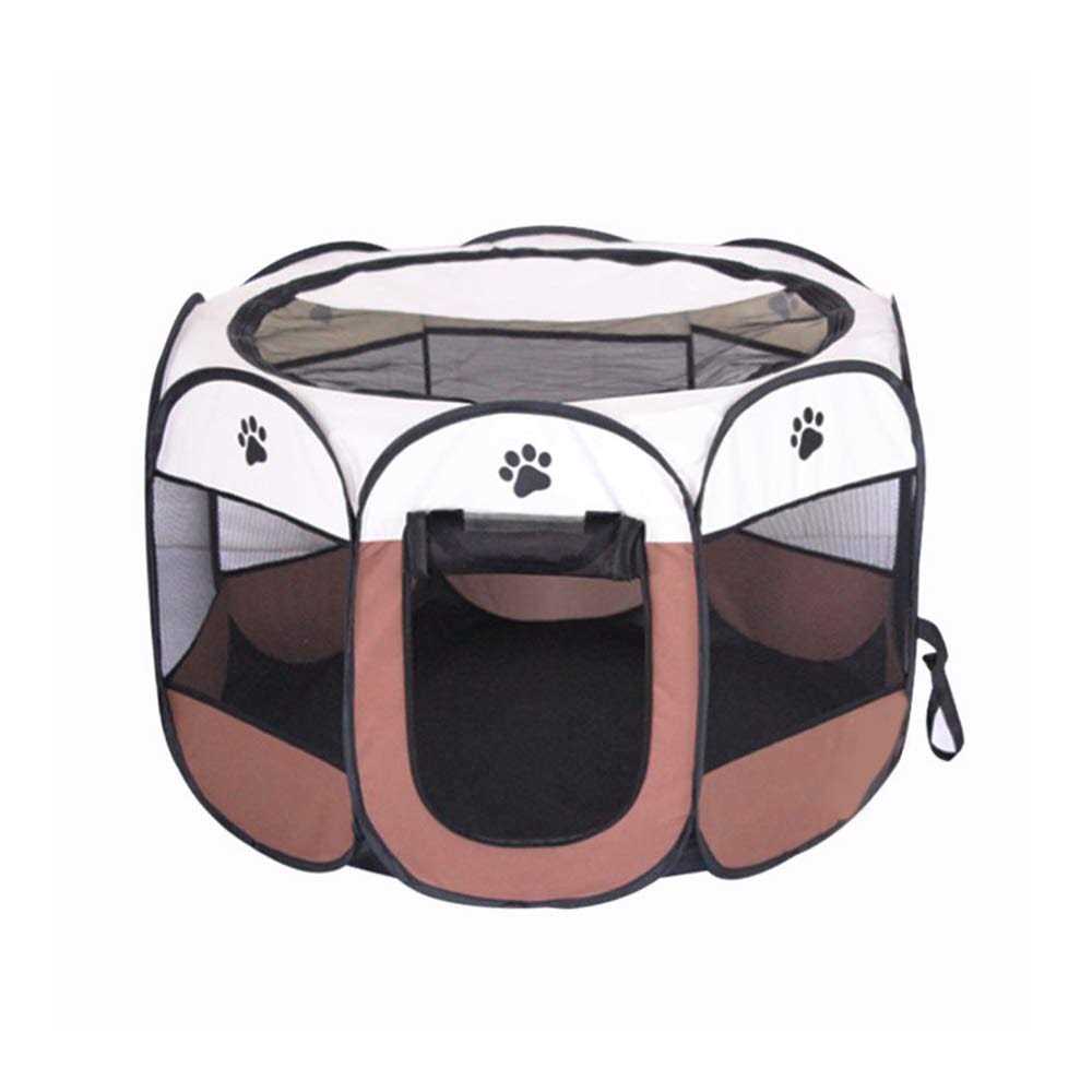 BODISEINT Portable Pet Playpen Dog Playpen Foldable Pet Exercise Pen Tents Dog Kennel House Playground for Puppy Dog Yorkie Cat Bunny Indoor - Pet Supplies online store
