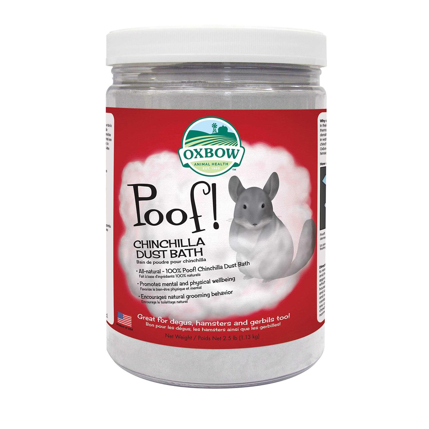 Oxbow Poof! Chinchilla Dust Bath - Pet Supplies online store