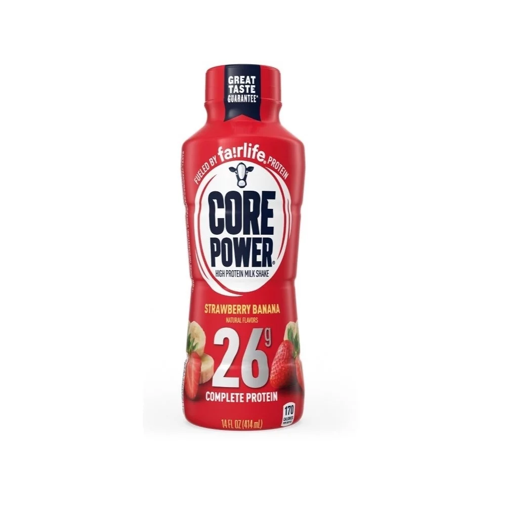 Fairlife Core Power Protein Shake, Strawberry Banana, 14 Fluid Ounce (Pack of 10)