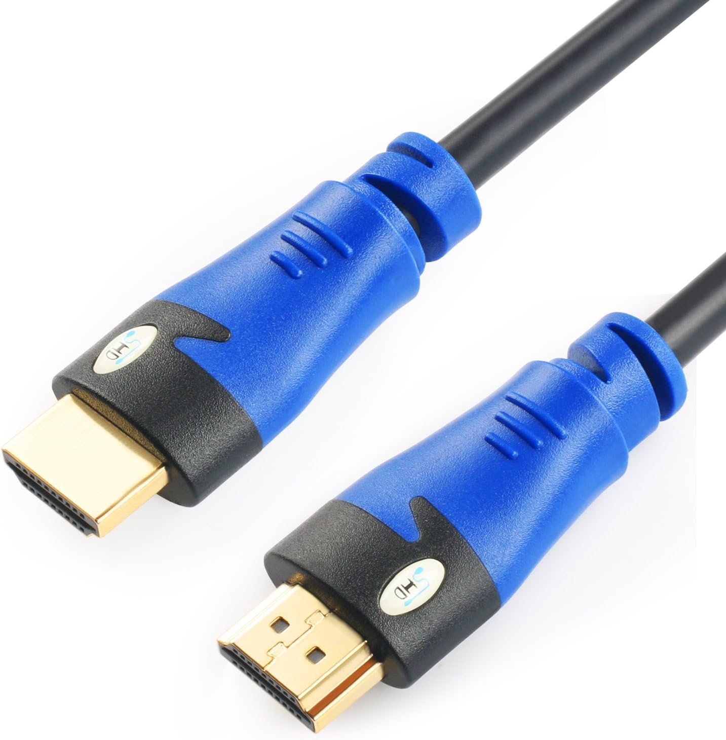 100 Feet HDMI Cable with Signal Booster,SHD 100' HDMI Cord 2.0V Support 4K 3D 1080P for in-Wall Installation CL3 Rated