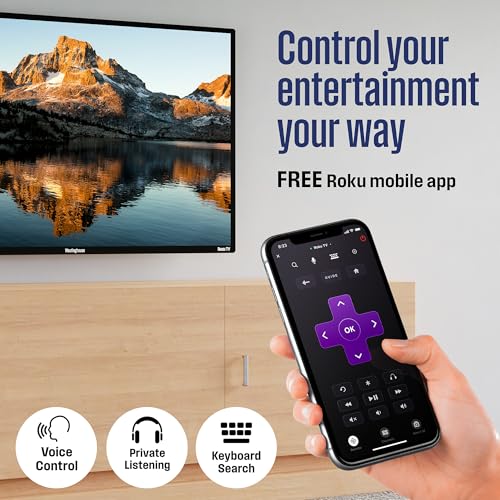 Westinghouse Roku TV - 43 Inch Smart TV, 4K UHD QLED Television w/HDR 10+, Dolby Vision, Wi-Fi & Mobile App Connectivity, Flat Screen Compatible w/Apple HomeKit, Alexa, & Google Assistant