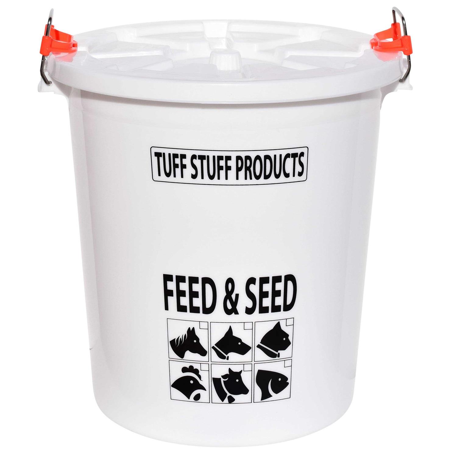 Tuff Stuff Feed Storage Drum with Locking Lid - Pet Supplies online store