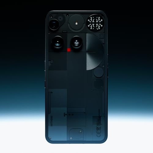 Nothing Phone (3) Cell Phone, 2025 New 5G Unlocked Phones 512GB, Android 15, Snapdragon 8s Gen4, AI Mobile Phones with Four 50MP Cameras & AMOLED Display, 5150mAh, Glyph Interface, Smartphone Black