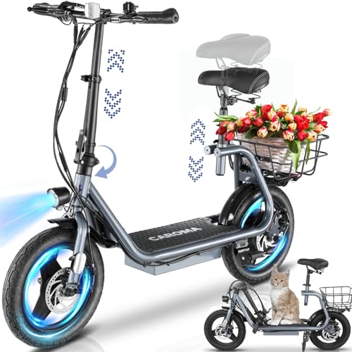 Caroma Peak 500w/800w Electric Scooter Adults, 14
