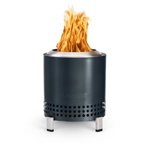 Solo Stove Mesa XL, 7 Inch Tabletop Fire Pit with Stand - Smokeless, Stainless Steel Fire Pit for Camping, Outdoor & Patio- Wood Burning or Pellet Fueled Portable Bonfire, 2.3lbs, Bronze