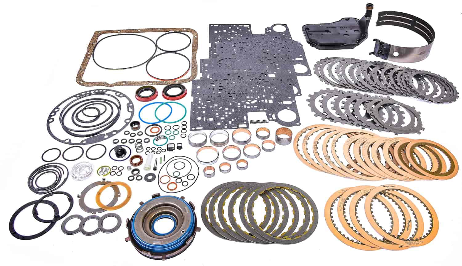 JEGS 62140 Complete Transmission Rebuild Kit 1997-2003 GM 4L60E Includes: High-E - Radiant Selections
