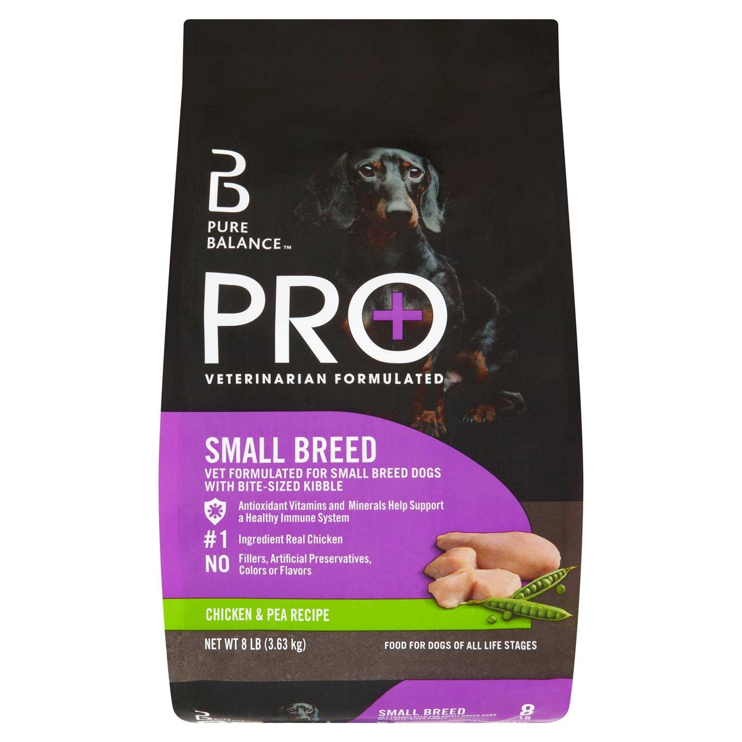 Pure Balance Pro+ Small Breed Chicken & Pea Recipe Dry Dog Food - Pet Supplies online store