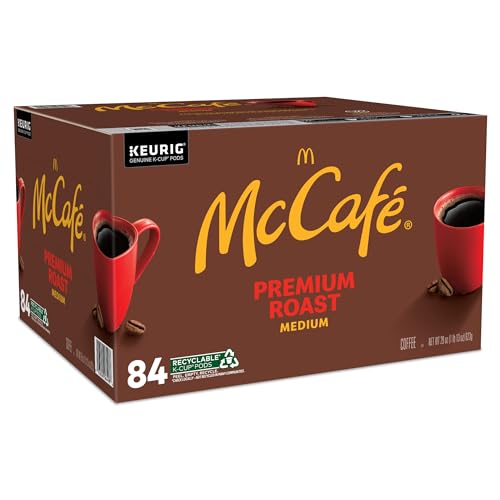 McCafe Premium Roast Coffee, Keurig Single Serve K-Cup Pods, Medium Roast, 96 Count