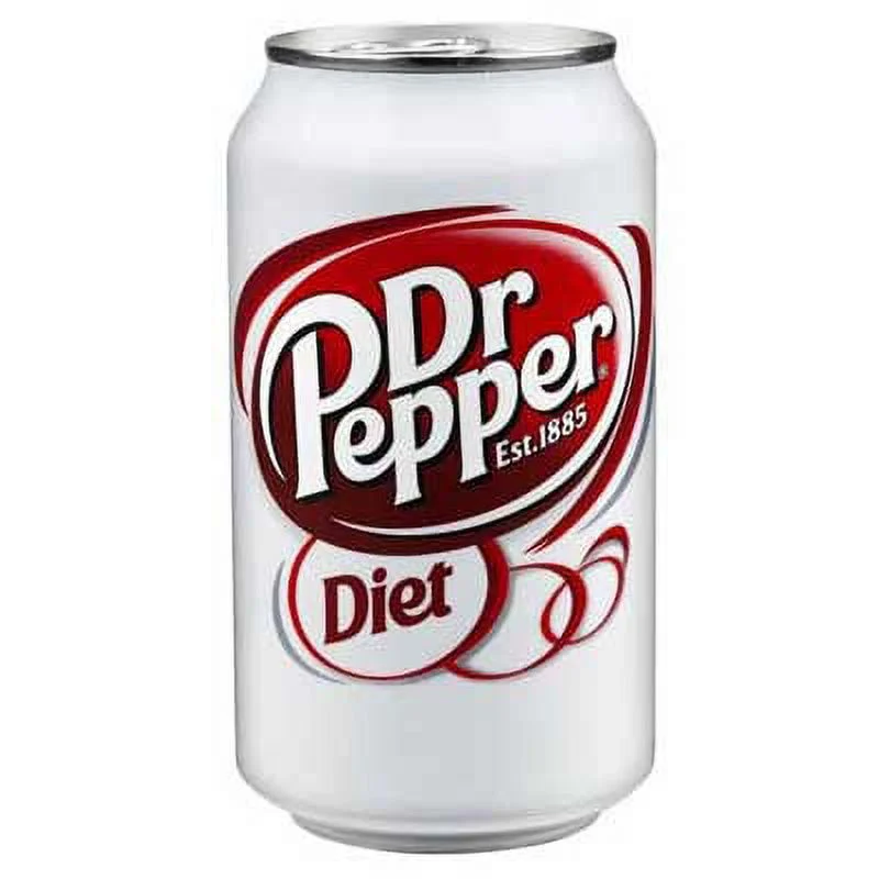 Diet Dr Pepper Soda 12oz Cans (Pack of 18)