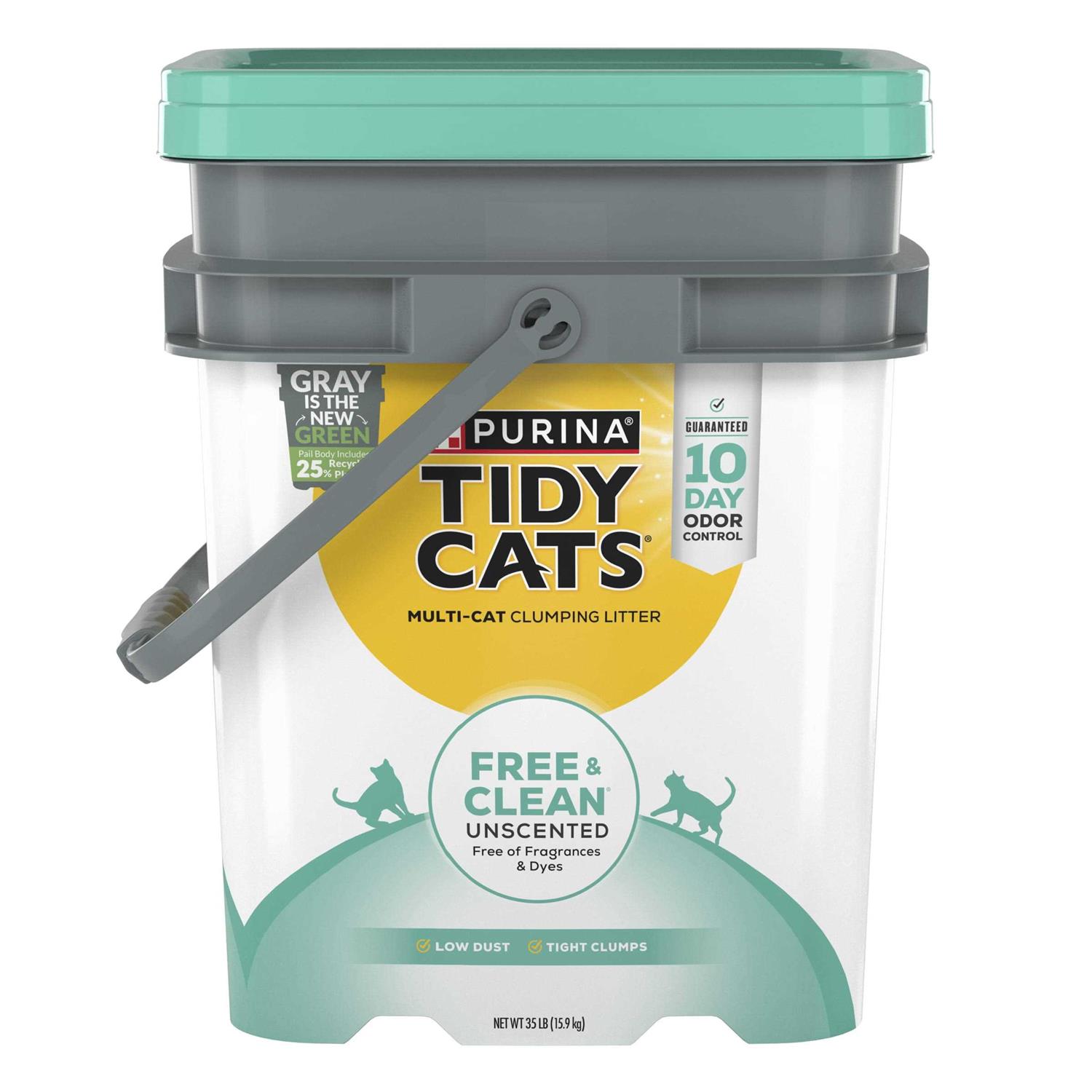 Purina Tidy Cats Free & Clean Unscented Clumping Multi Cat Litter - Pet Supplies online store