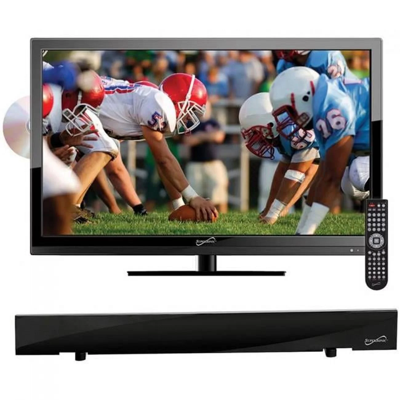 Supersonic  18.5 in. Class - HD LED TV-DVD Combo - 720P, 60Hz & HDTV Flat Digital Antenna