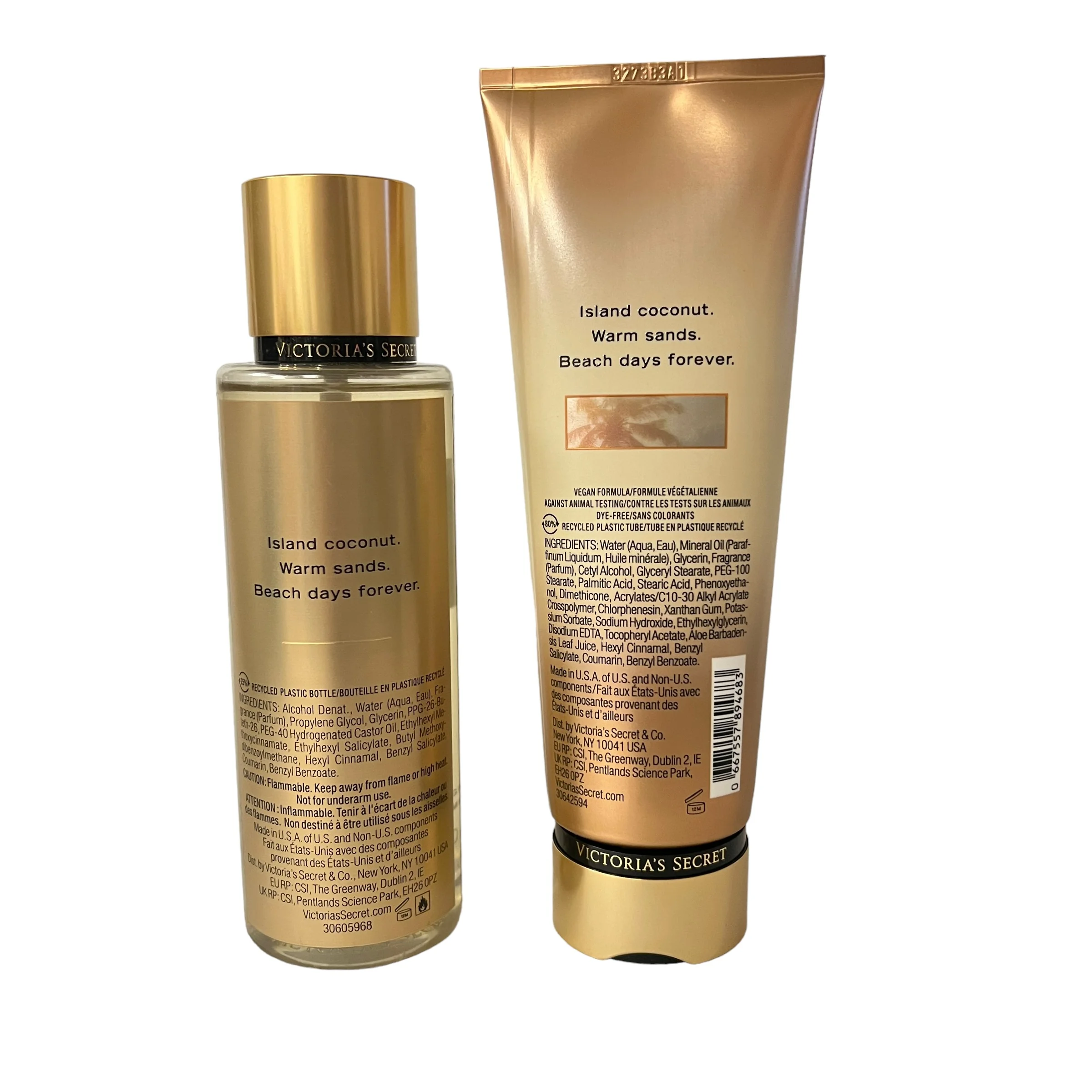 Victoria Secret Coconut Passion Fragrance Body Mist & Lotion Set