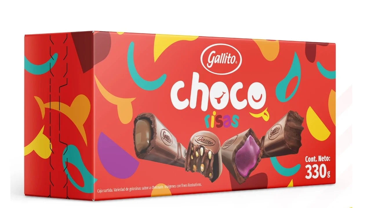 Cholate Gallito Choco Risas Tapita, Milan, Guayabita, Milan Menta. Assortment Pack 330g Product from Costa Rica
