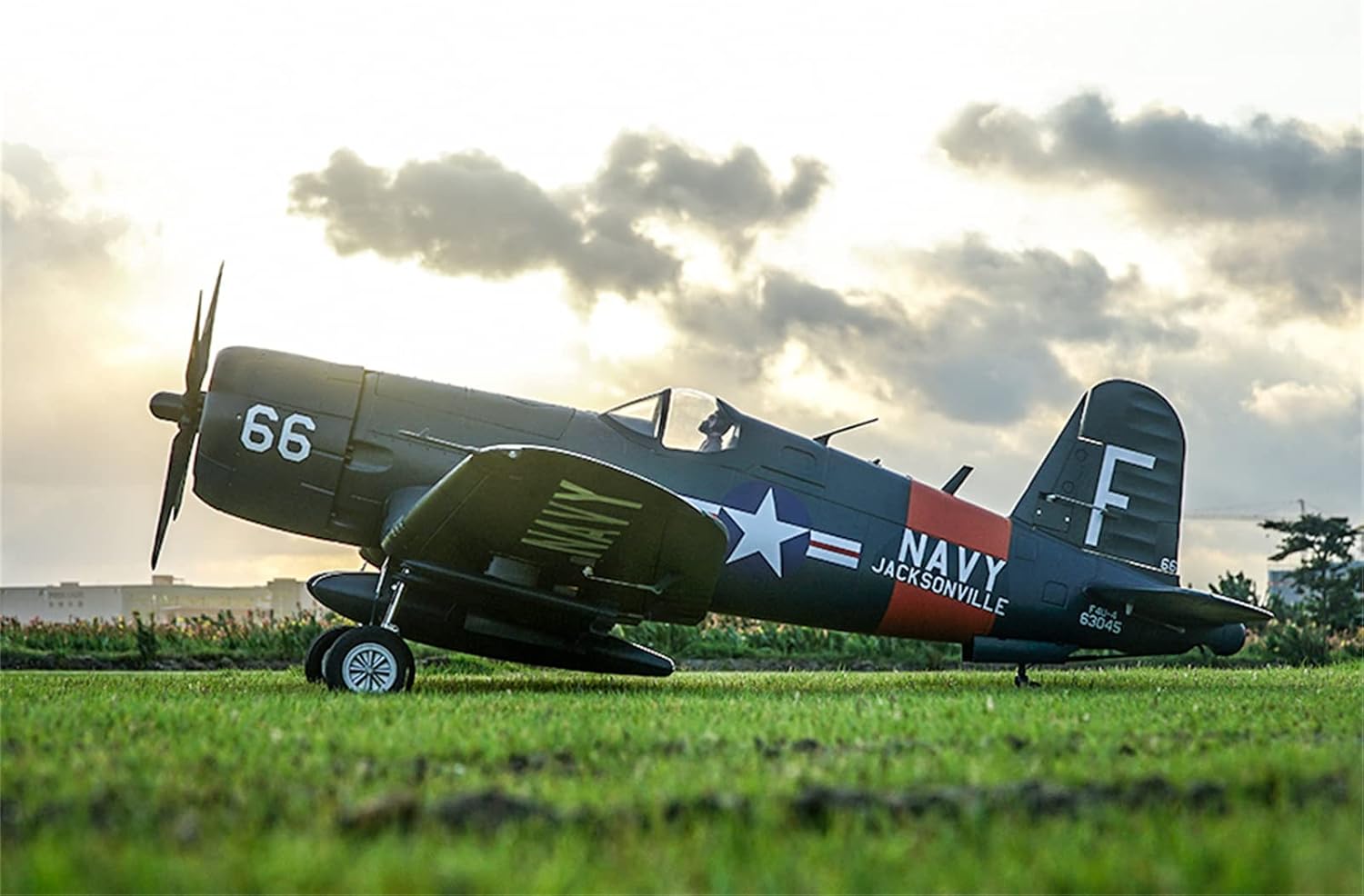 Fms Rc Plane 6 Channel Remote Control Airplane Racing Warbird 1700MM (66.9