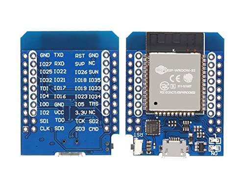 HiLetgo 3pcs ESP32 Mini ESP-32 Development Board WLAN WiFi Bluetooth IoT Development Board
