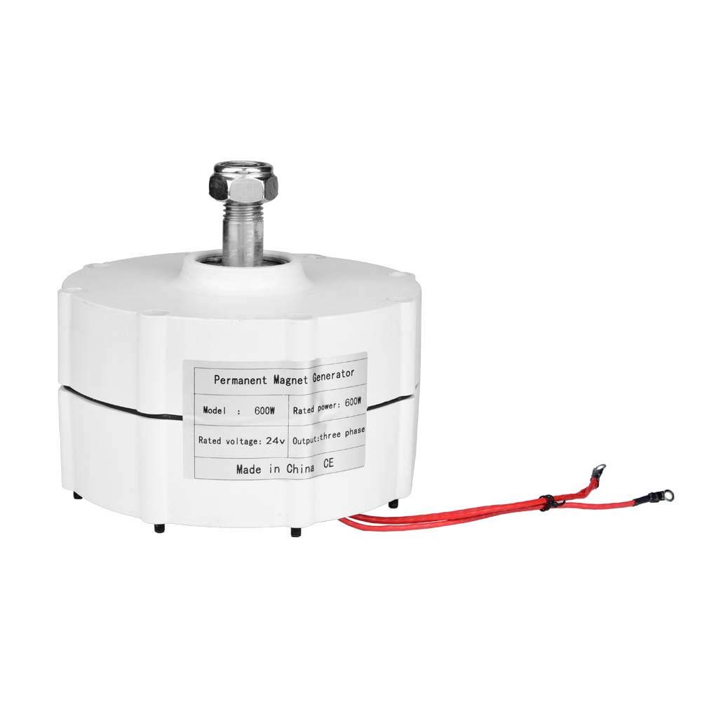 600W 48V Three-Phase Wind Turbine Generator Permanent Magnet Generator Alternator 600RPM 50Hz Wind Power Turbine Generator for Wind Solar Hybrid System