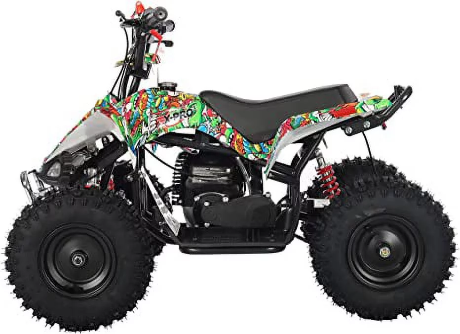 X-Pro Brand New Thunder 40cc Mini Gas ATV for Kid with 4 Stroke Pull Start, Disc Brake 6