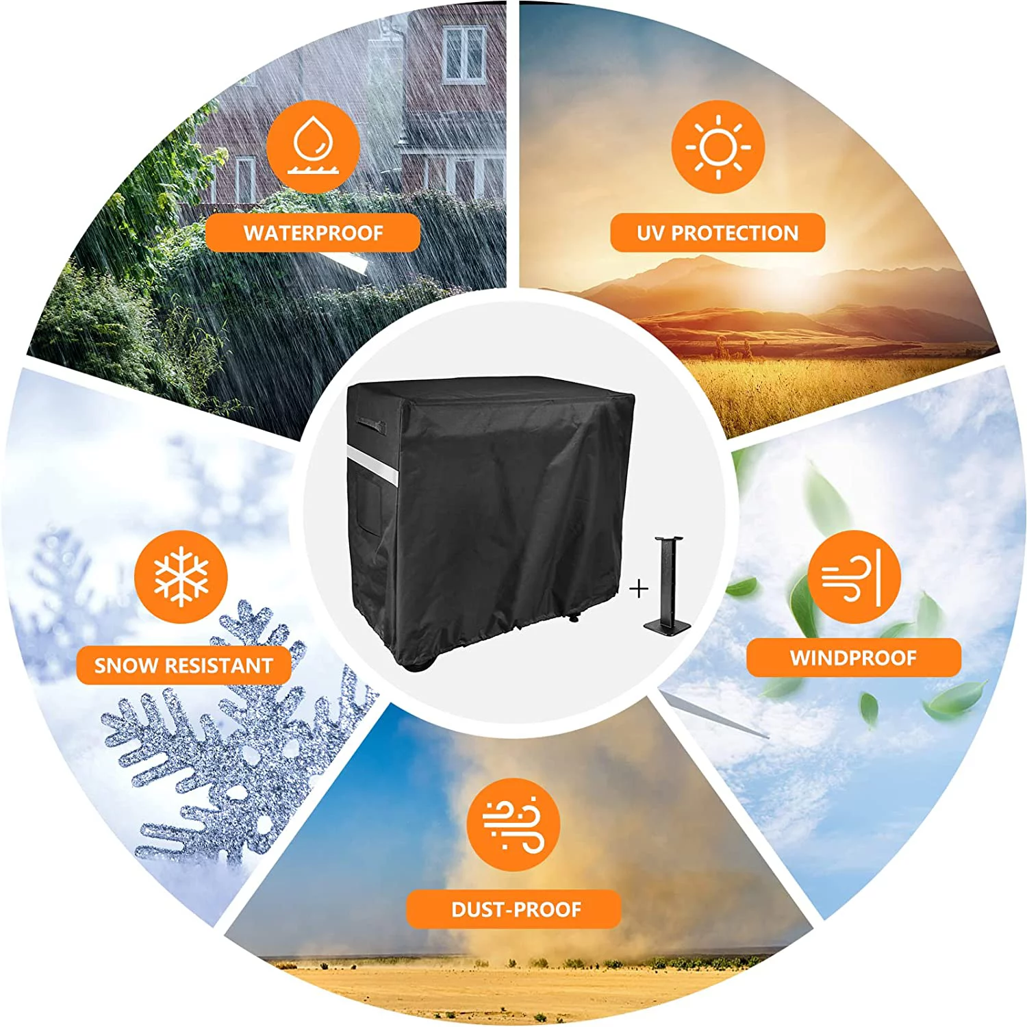 Hisencn Grill Cover for Camp Chef FTG600 Flat Top Grill and Camp Chef 4-Burner Griddle BBQ Coverfor Blackstone/Pitboss 22