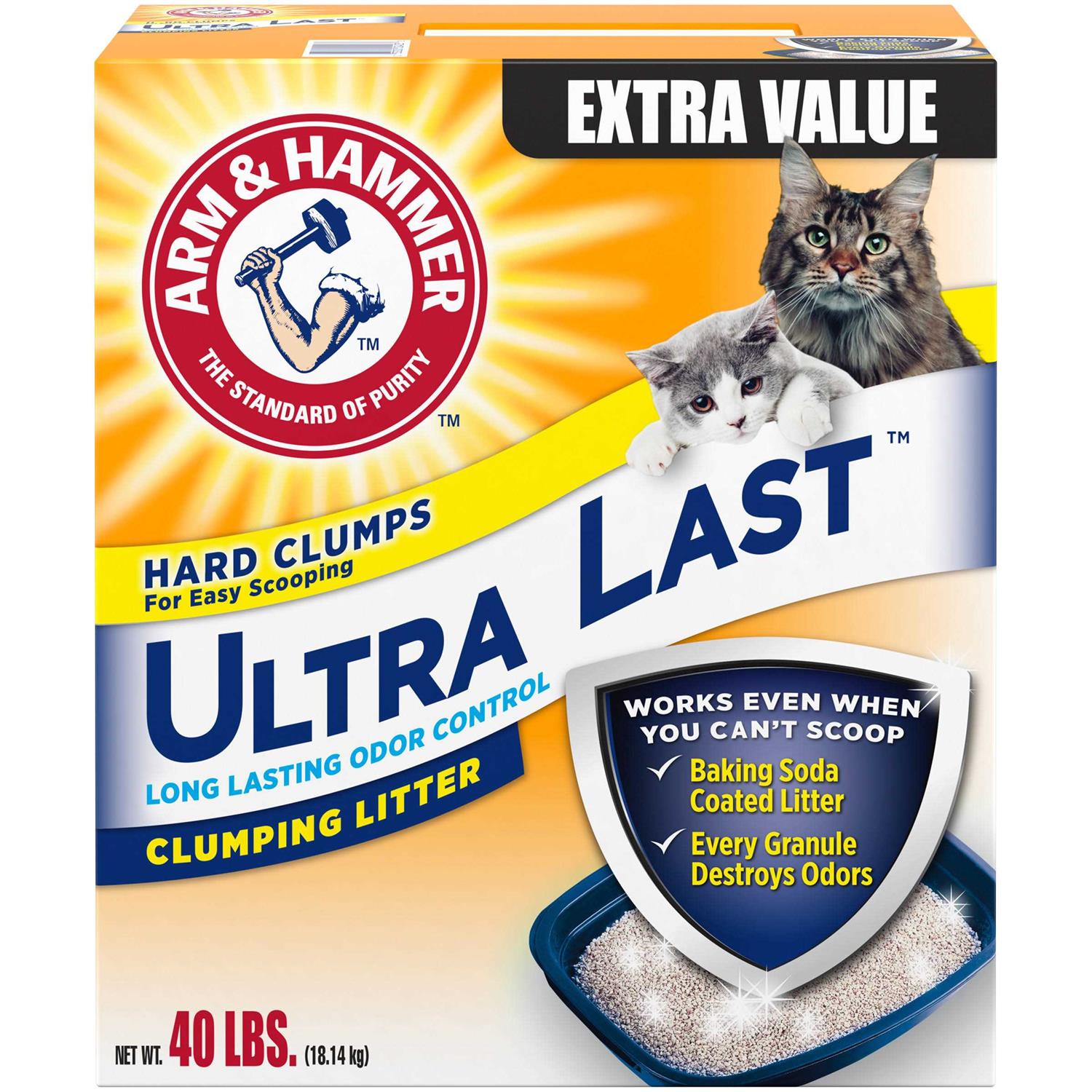 Arm & Hammer Ultra Last Clumping Litter - Pet Supplies online store