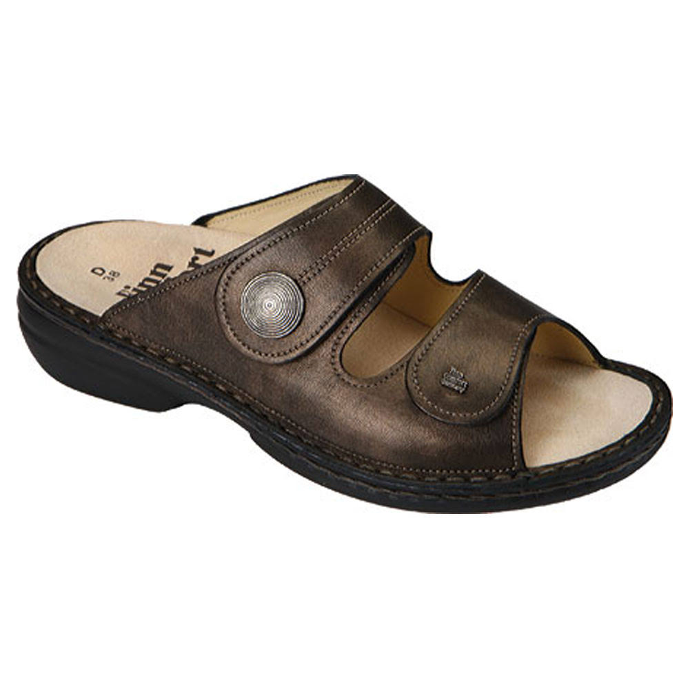 Finn Comfort Sansibar Cognac Leather Soft Footbed 41