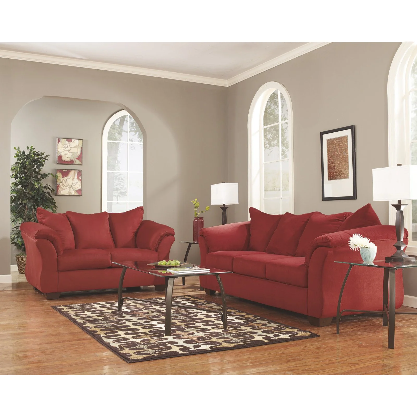 Signature Design by Ashley Darcy Loveseat in Blue