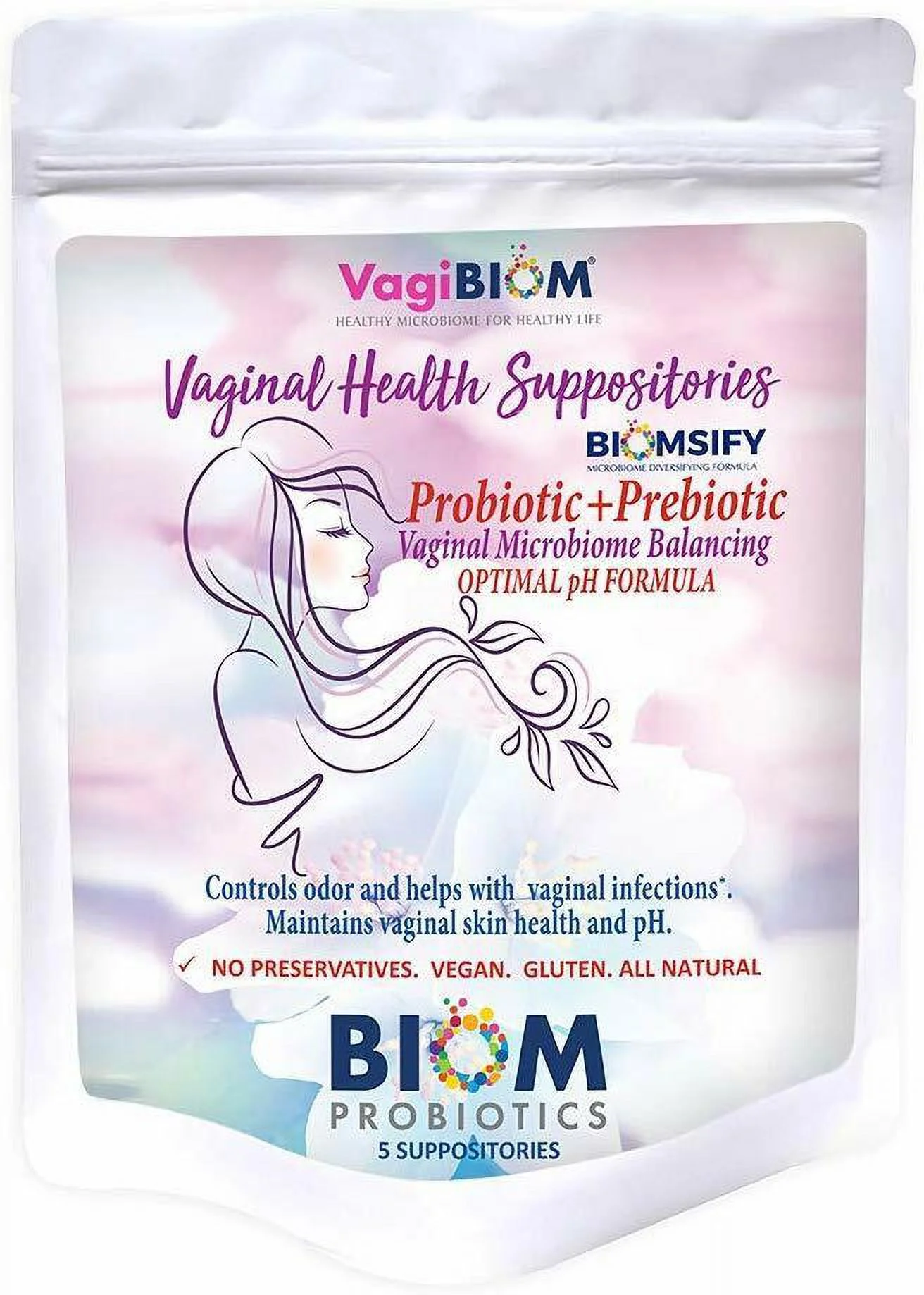 Vaginal Probiotics for Women pH Balance Suppository