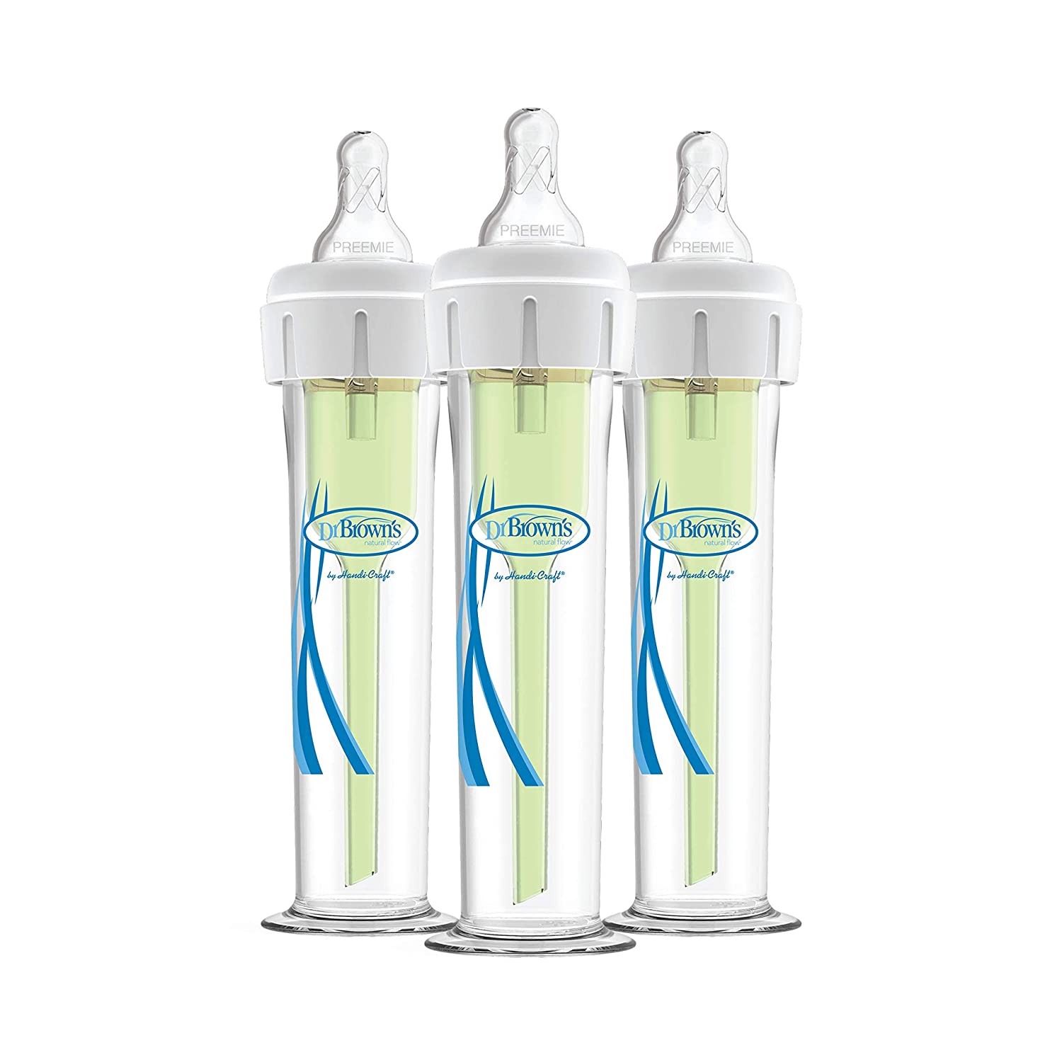 Dr. Brown's Accufeed Baby Bottle System with Preemie Nipple, 60cc, 3Count