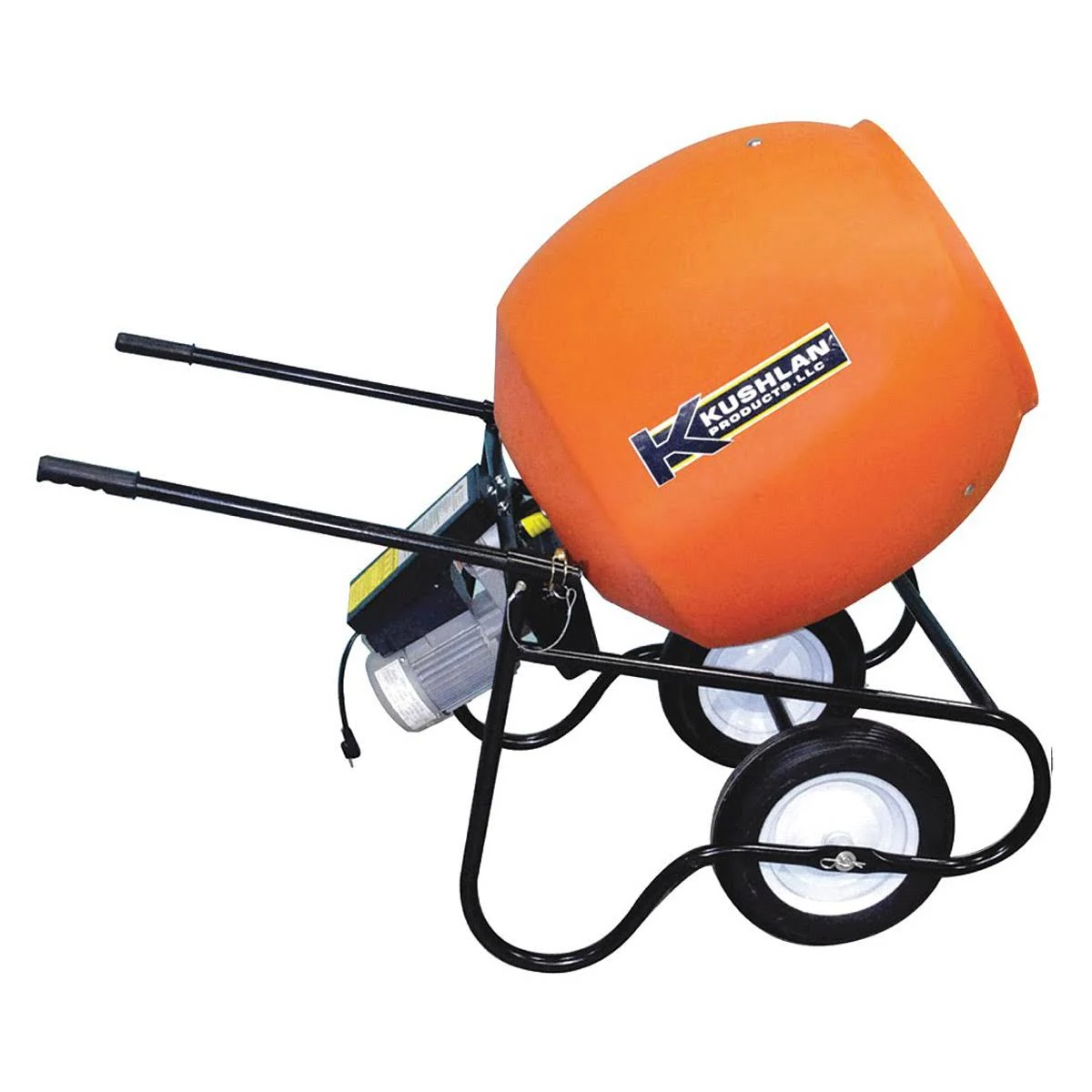 Kushlan Products 600DD Wheelbarrow Mixer,6 Cu ft,115V,3/4HP