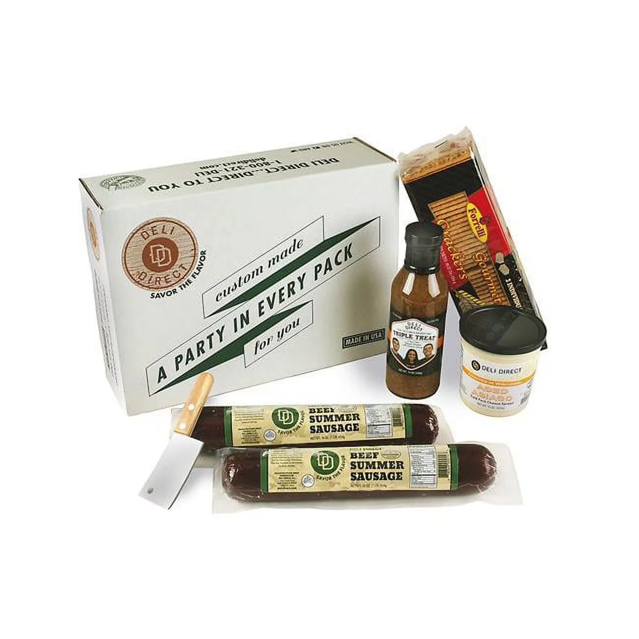 Deli Direcct & Farmers Market DDSUPR-2974 Sausage & Cheese Super Party Pack
