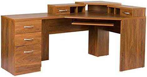 American Furniture Classics corner desk, Large, Autumn Oak