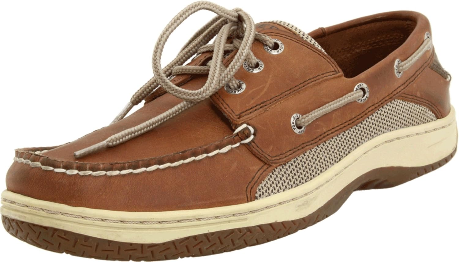 Sperry Men's Billfish 3-eye Boat Shoe Dark Tan 11 Wide