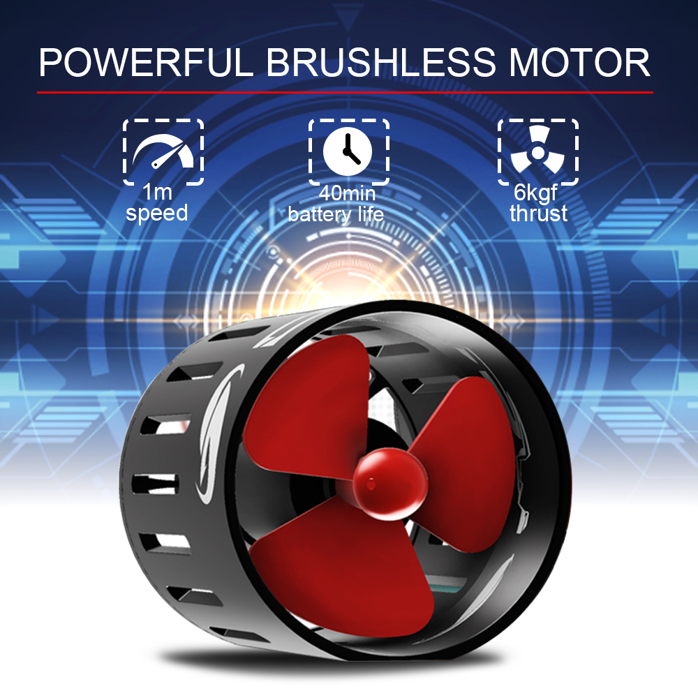 Walmeck Electric Underwater Scooter Sea Scooter 20M Waterproof for Snorkeling Swimming Equipment