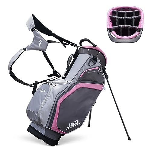 JAD PRO GOLF, Premium Everyday Golf Stand Bag for Men and Women, 14-Way Top Dividers, Ultra Lightweight, Easy for Carrying, Large Pockets for Accessories, Durable Water Resistant