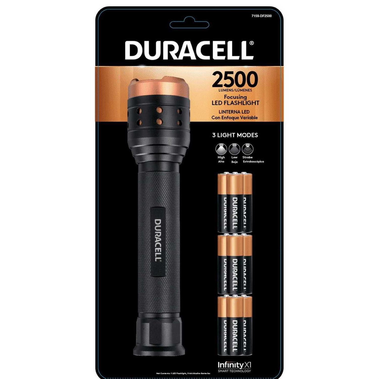 Duracell 2500 Lumen Aluminum Focusing LED Flashlight