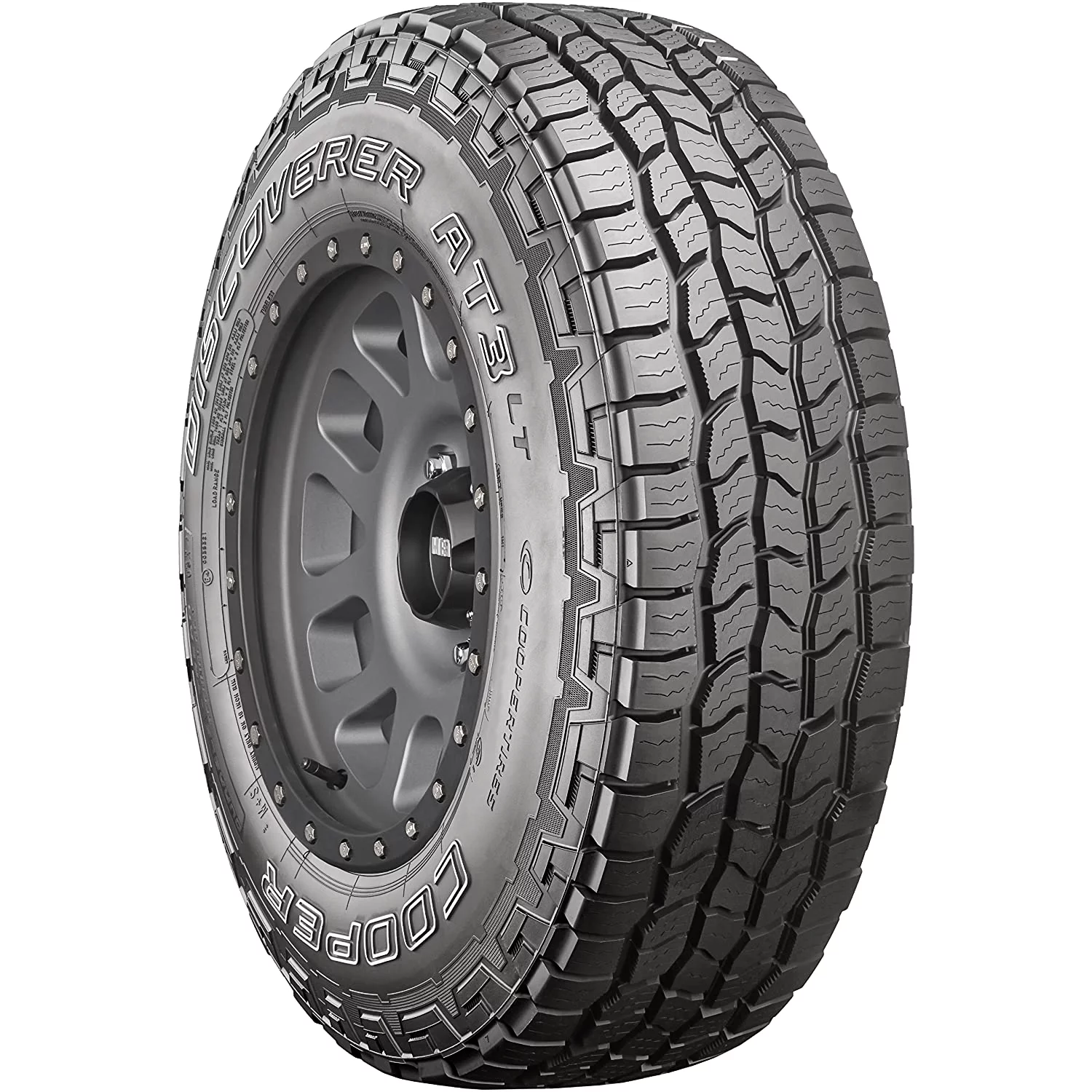 Set of 4 (FOUR) Cooper Discoverer AT3 LT 265/70R17 121/118S E 10 Ply A/T All Terrain Tires Fits: 2014-18 Chevrolet Silverado 1500 WT, 2010-21 GMC Sierra 1500 SLE