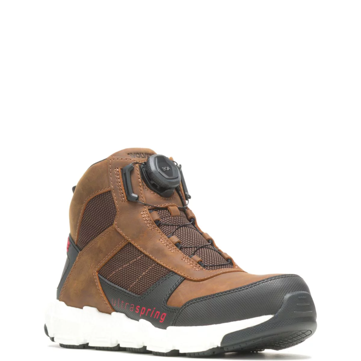 Wolverine Rev BOA UltraSpring DuraShocks Vent CarbonMax Work Boot Men Brown